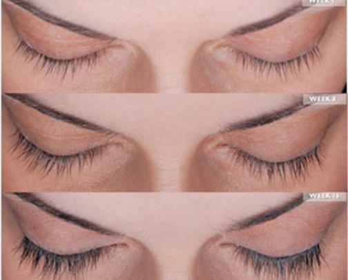 Eyelashes cover photo collage
