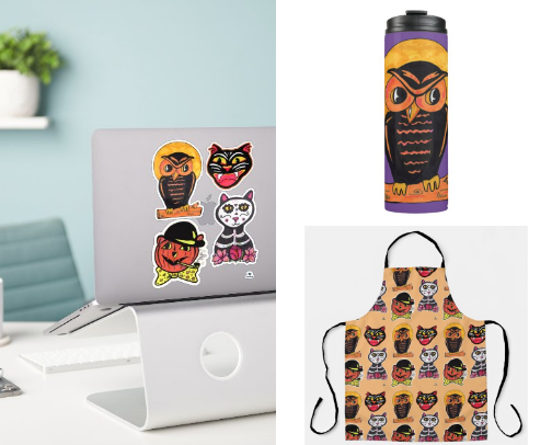 Unique Halloween Products cover photo collage