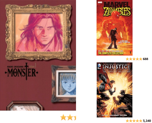 Best Action Packed Manga/Comic Books to read! cover photo collage