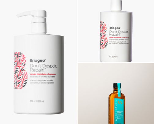 Essential Hair Products & Tools cover photo collage