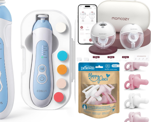 Baby Essentials checklist cover photo collage