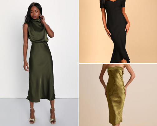 Wedding Guest Dresses under $100 cover photo collage