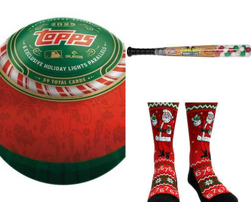 Baseball Stocking Stuffers cover photo collage