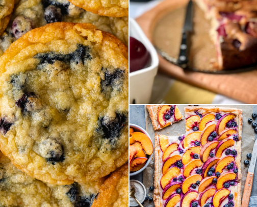 Artsy Summer Baked Goods cover photo collage