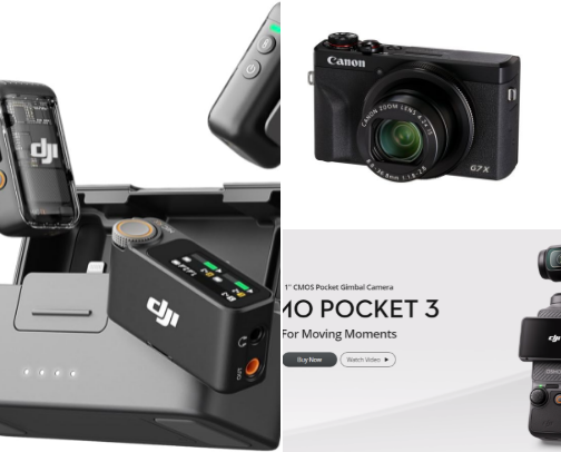 Vlogging & TikTok Creator Essentials cover photo collage