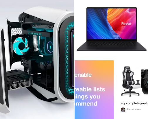 PC & Tech cover photo collage