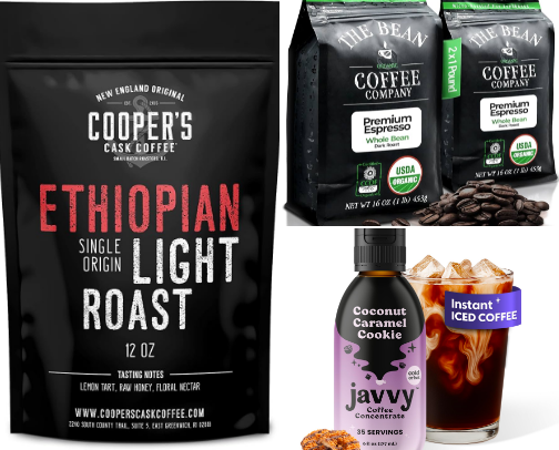 The Ultimate Coffee Product List for Caffeine Lovers cover photo collage