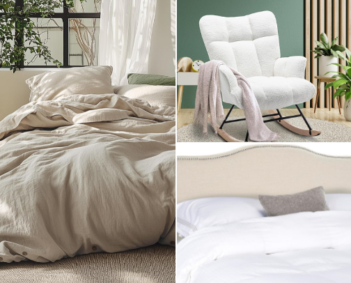 How to Make Your Bedroom Feel Calmer & More Comfortable cover photo collage