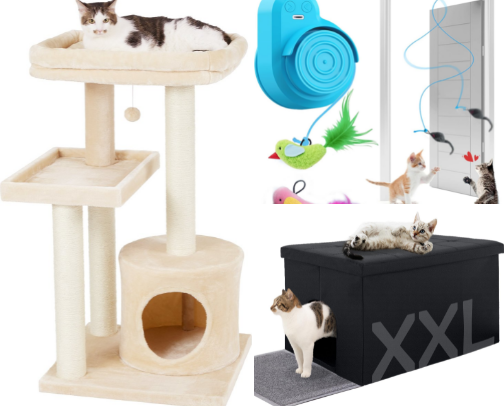 My must-have cat care products cover photo collage