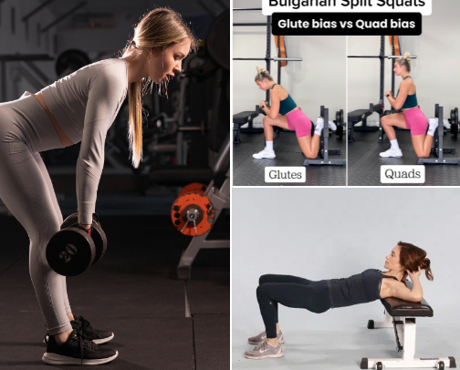 TAP TO BOOST YOUR GLUTES TO THE MOON! 🚀🍑 cover photo collage