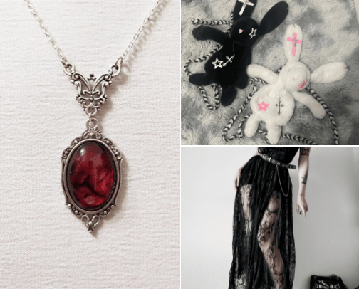 Gothic cover photo collage