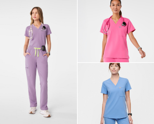 Favorite scrubs for work! cover photo collage