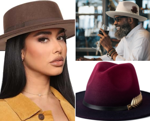 Wide-Brim Fedoras That Make the Outfit 🎩✨ cover photo collage