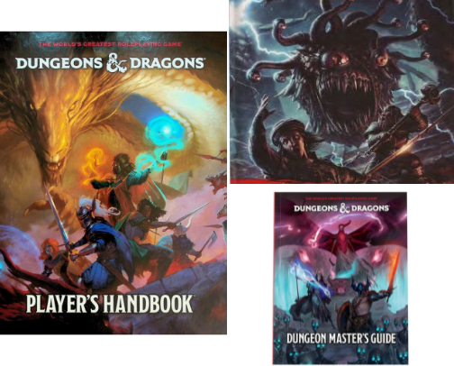 Dungeons and dragons cover photo collage
