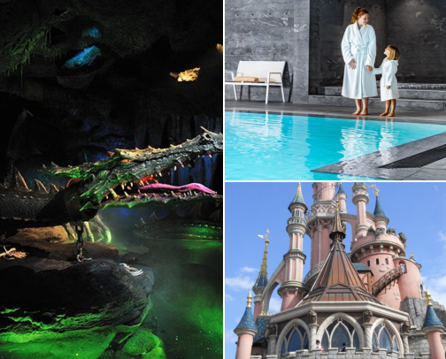Hotel ideas for a lovely trip, Disney Magic, Quiet Corners & Easy Places to Stay Chessy, France cover photo collage
