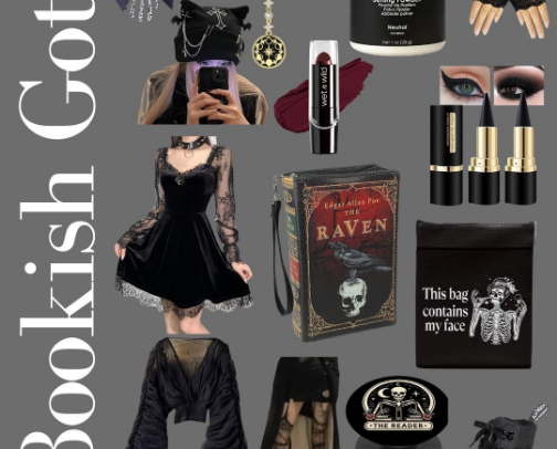 Bookish Goth: Read in Peace cover photo collage