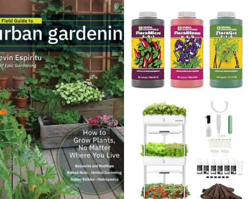 Simple Hydroponics: Kratky Method Basics cover photo collage