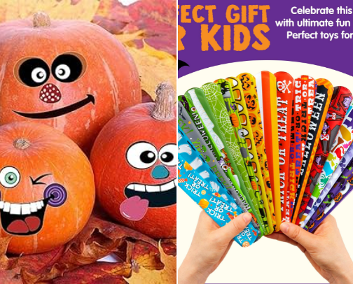 Non-Candy Halloween Treats for Parties cover photo collage