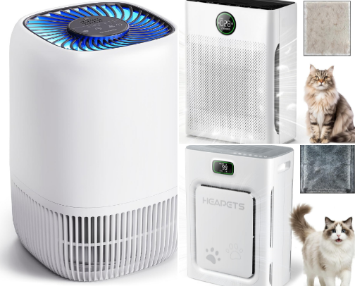 Powerful HEPA Air Purifier for a Fresh & Healthy Home cover photo collage
