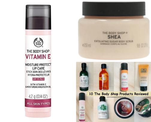 The Body Shop cover photo collage