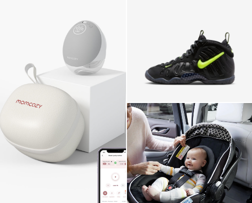 Baby must have items cover photo collage