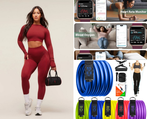 YOU will find most comfy and useful fitness products here 👇🏻👇🏻👇🏻💥💥 cover photo collage