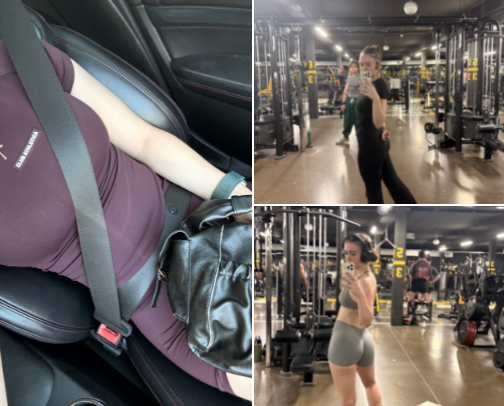Workout gear cover photo collage