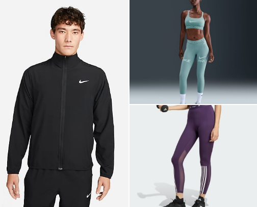 Fitness Essentials - For healthy active lifestyle cover photo collage