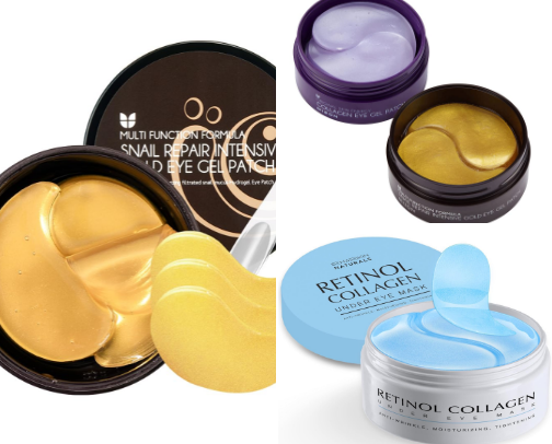 Collagen Eye Masks That Depuff, Brighten, and Smooth Tired Eyes cover photo collage