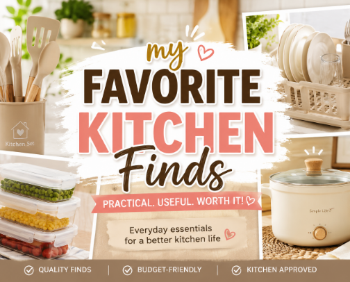 Amazon Kitchen Finds That Made Me Say "Why Didn't I Buy This Sooner? cover photo collage