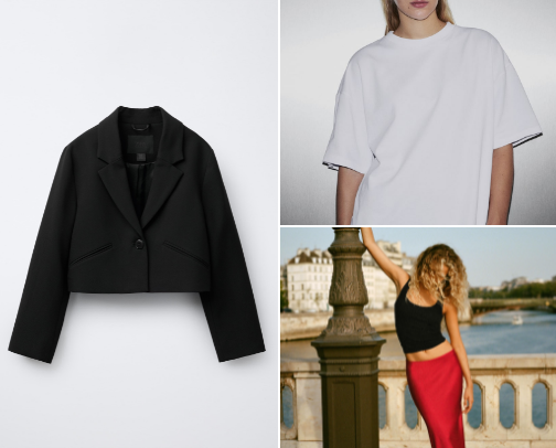 My capsule wardrobe pieces cover photo collage