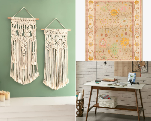Boho Office Inspirations cover photo collage