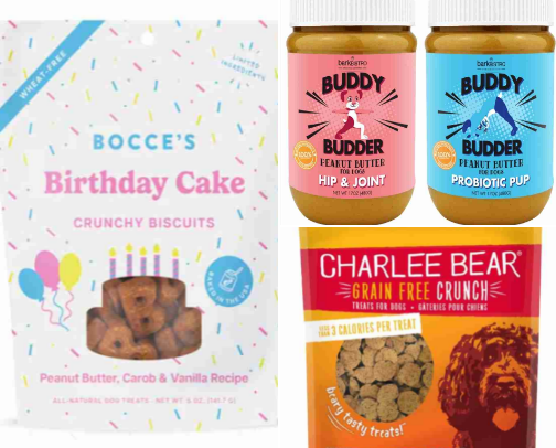 Drool activating treats and chews cover photo collage