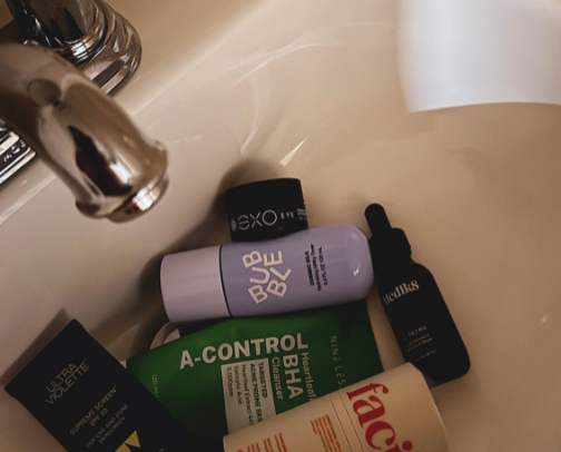 Summer Skincare Routine cover photo collage