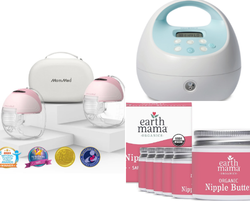 Mom’s Breastfeeding/Pumping Toolbox cover photo collage
