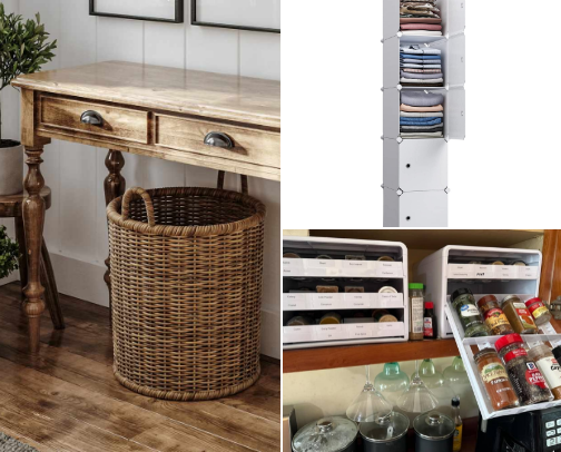11 Home Organization Finds That Instantly Reduce Visual Clutter cover photo collage