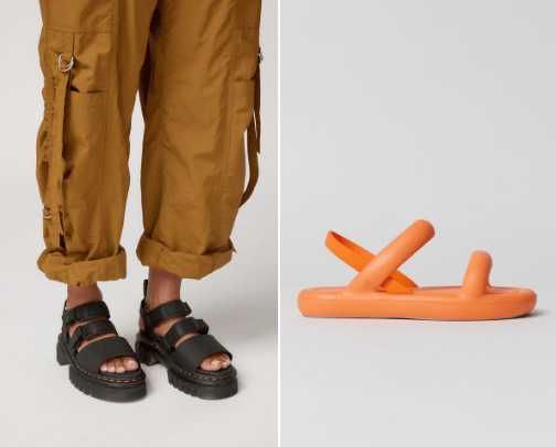 Sandals cover photo collage