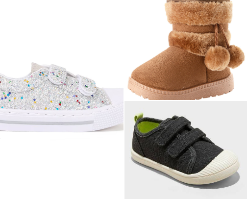 Toddler girl shoes cover photo collage
