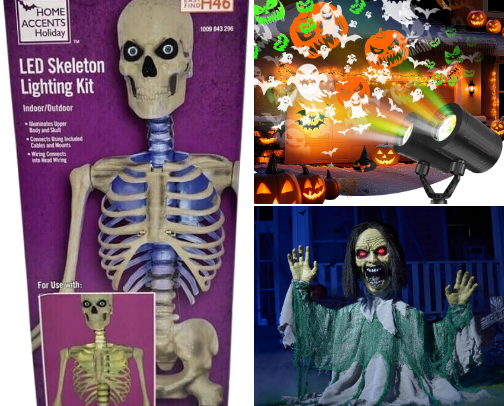 Viral Amazon Halloween Decor: Outdoor Lawn Displays, Spooky Indoor Ambience & Haunted Effects cover photo collage