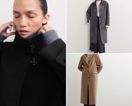 100% Wool Coats for &lt;£400 cover photo collage