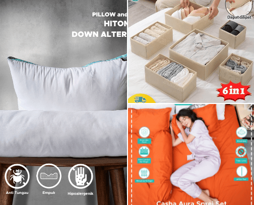 Bedroom Sections cover photo collage