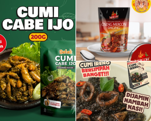 indonesian- ready-to-eat side dish cover photo collage