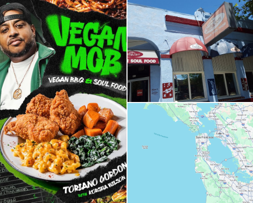 Vegan in the Bay cover photo collage