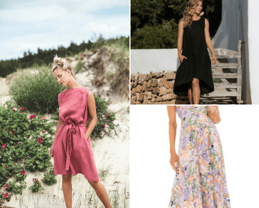 Clothes and shoes cover photo collage