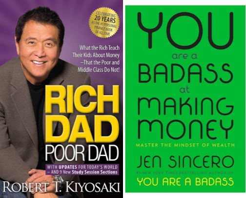 Fav Books on Finance /Business cover photo collage