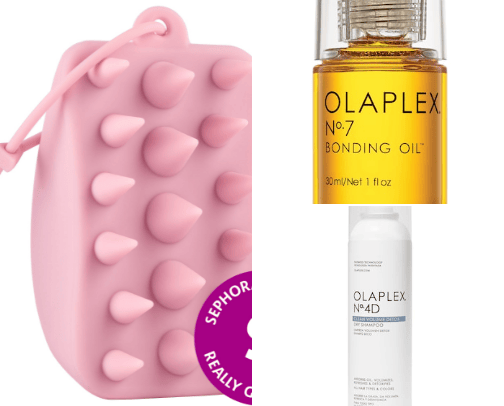 my favorite hair products cover photo collage