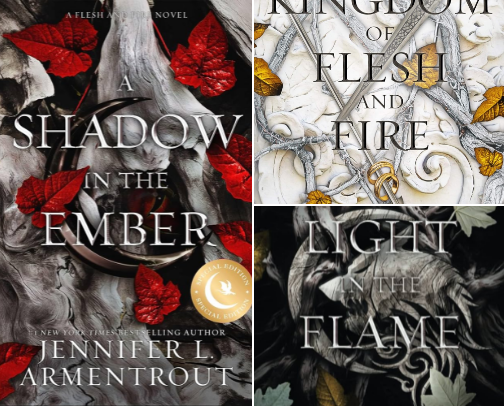 Read Now - A Shadow in the Ember: Flesh and Fire, Book 1 fan reading guide cover photo collage