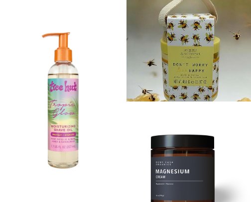 Body care recs cover photo collage