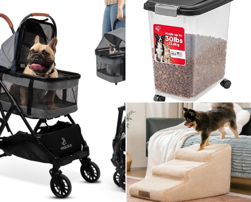 My favorite doggy supplies cover photo collage