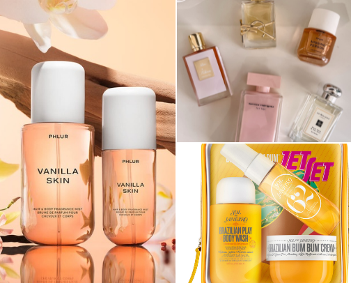 Fragrance cover photo collage